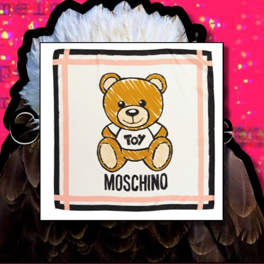 Moschino Silk Bear 68x68cm