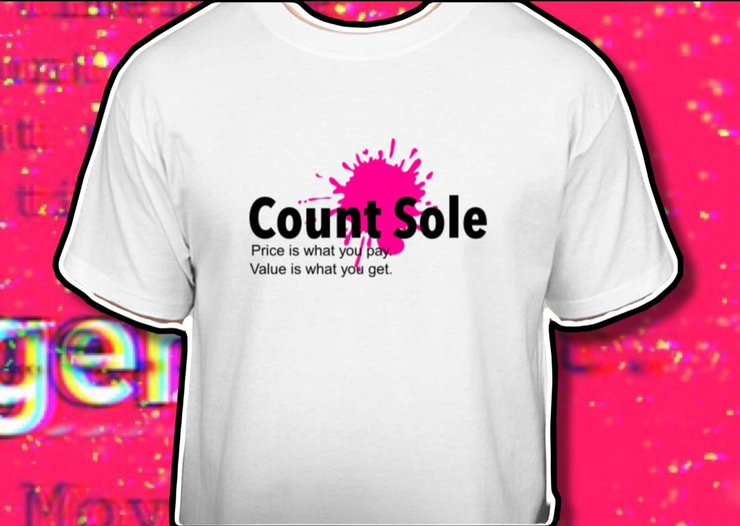 Count Sole Brand Tee (Pre-Order)